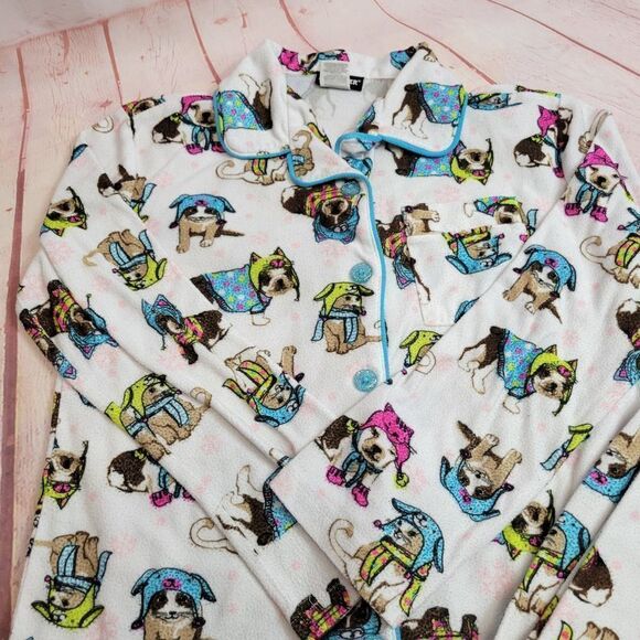 Joe Boxer pug pajamas L10/12 - Picture 2 of 3